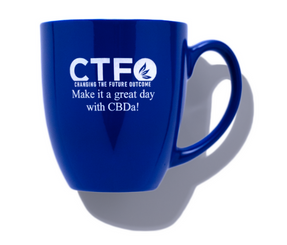 16oz Blue and White CTFO Coffee Mug -